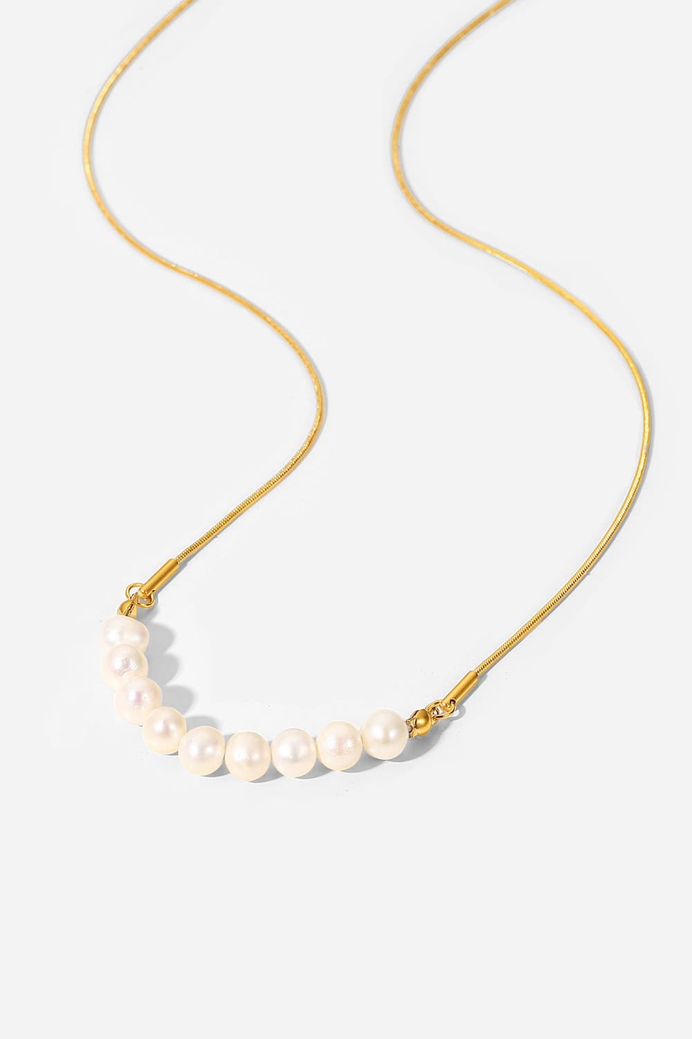 18K Gold-Plated Freshwater Pearl Necklace