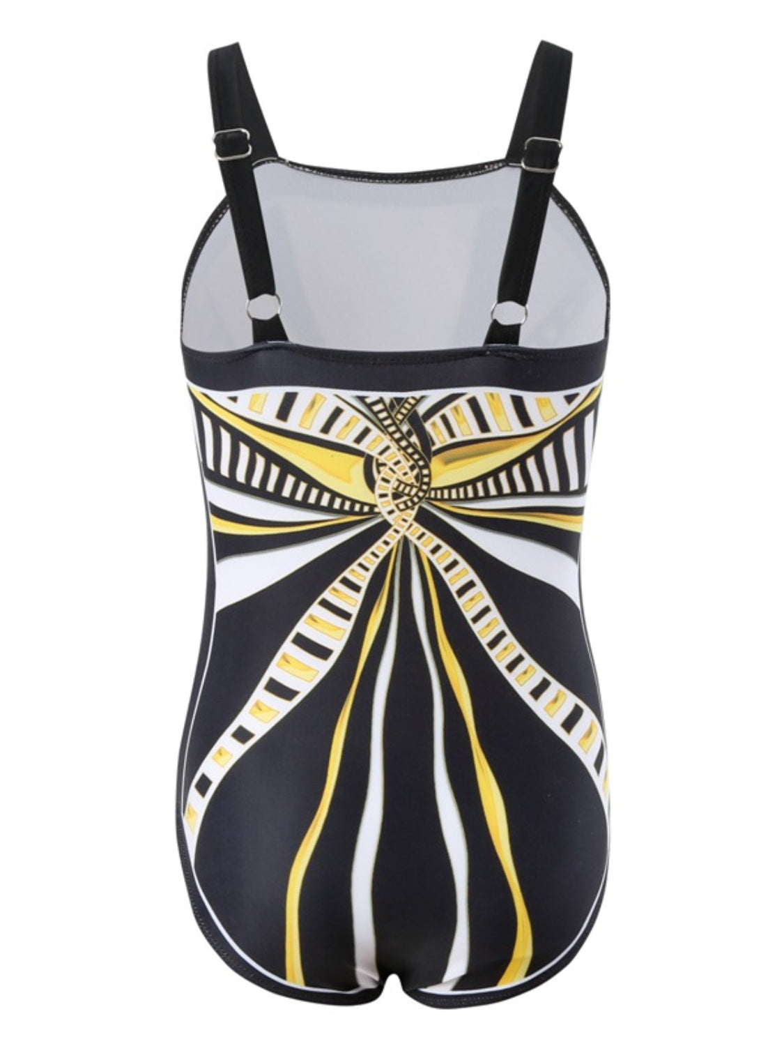 Printed Square Neck One-Piece Swimwear