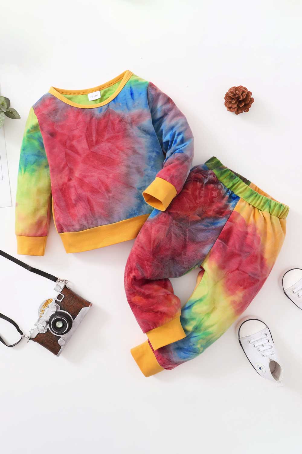 Kids Tie-Dye Top and Joggers Set